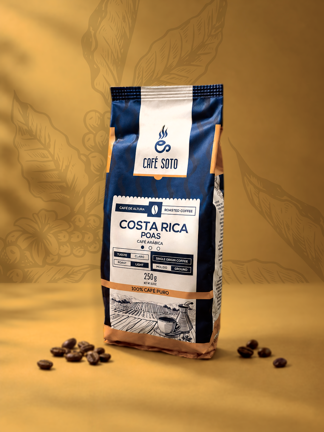 Tueste Claro Molido - Light Roast Grounded 250 g